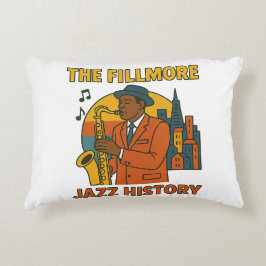 Fillmore Jazz History Accent Pillow アクセントクッション