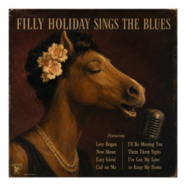 Filly Holiday アルバム: パロディ ポスター