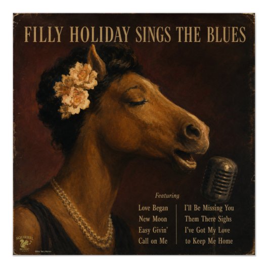 Filly Holiday アルバム: パロディ ポスター (正面)