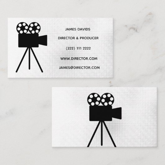 FIlmとビデオをテーマにした名刺 名刺 (正面/裏面)