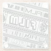 [FILM]フィルムストリップロゴズガラスコースター ガラスコースター (裏面)