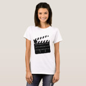 Film Clapboard T-Shirt – Movie & Filmmaking Graphi Tシャツ (正面フル)