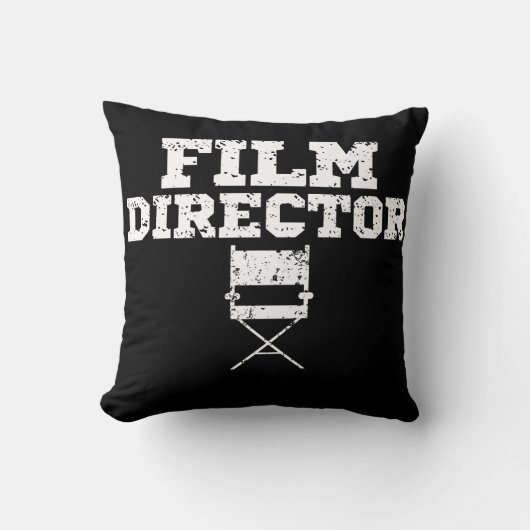 Film Director Movie Crew Chair Apparel Birthday クッション (正面)