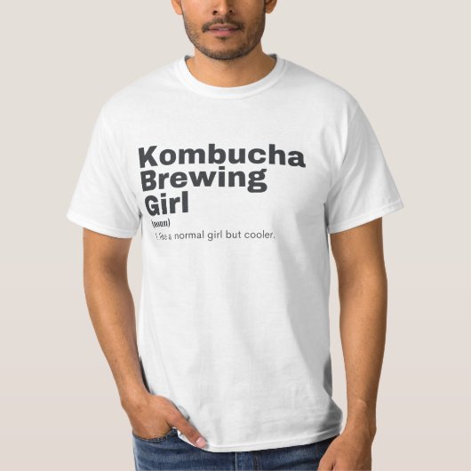 Film Girl - Kombucha Brewing Tシャツ (正面)
