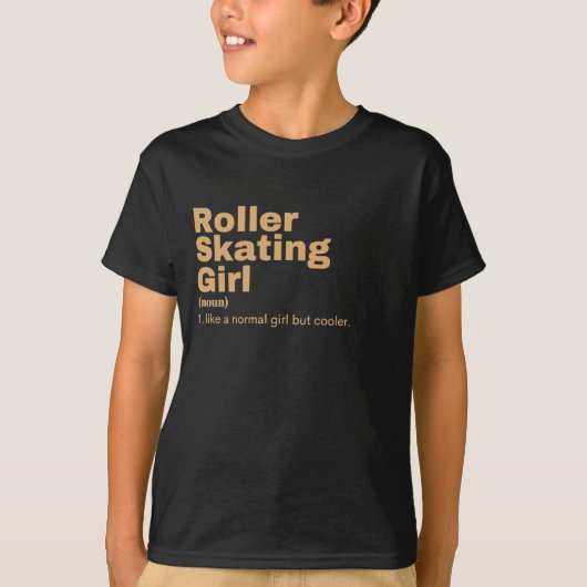 Film Girl - Roller Skating Tシャツ (正面)