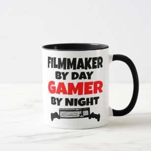 Film maker by Day Gamer by Night マグカップ