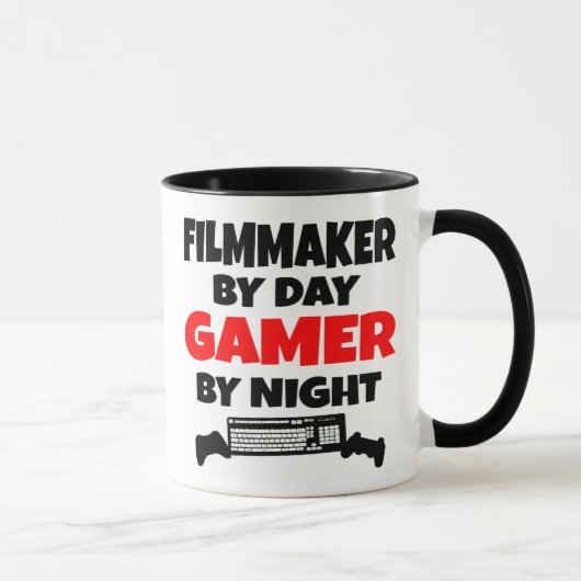 Film maker by Day Gamer by Night マグカップ (右)