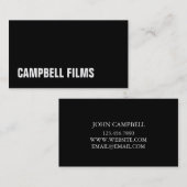 Film Maker、Director Business Card 名刺 (正面/裏面)