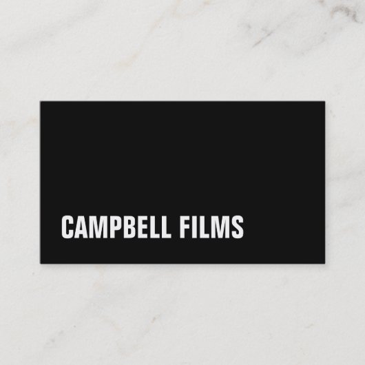 Film Maker、Director Business Card 名刺 (正面)