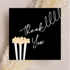 Film Noir - Black - Bridal/Couples Thank You Card サンキューカード