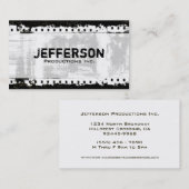 Film Noir Grunge Style Company 名刺 (正面/裏面)