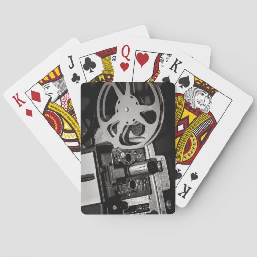 Film Projector Movie Reels Playing Cards トランプ (裏面)