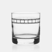 Film Reel Movie Director Cameraman Clapboard ウイスキーグラス (左)