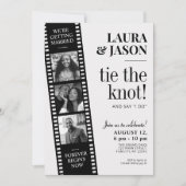 Film Strip Invite, Hollywood Movie Custom Wedding  招待状 (正面)