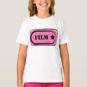 Film Ticket Girls T-Shirt Tシャツ (正面)