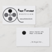 film video 名刺 (正面/裏面)