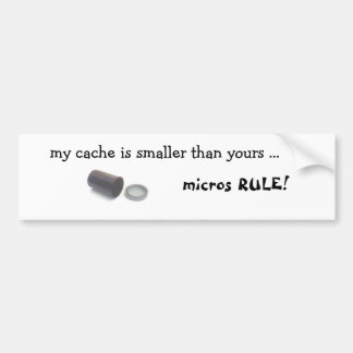 FilmCanisterは、私の隠し場所あなたのより小さいです..... バンパーステッカー