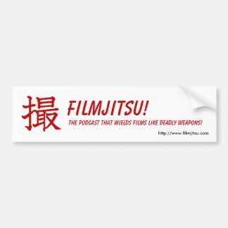 Filmjitsuのバンパーステッカー バンパーステッカー