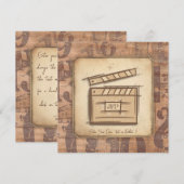 Filmmaker, actor, film director producer gift idea セーブザデート (正面/裏面)