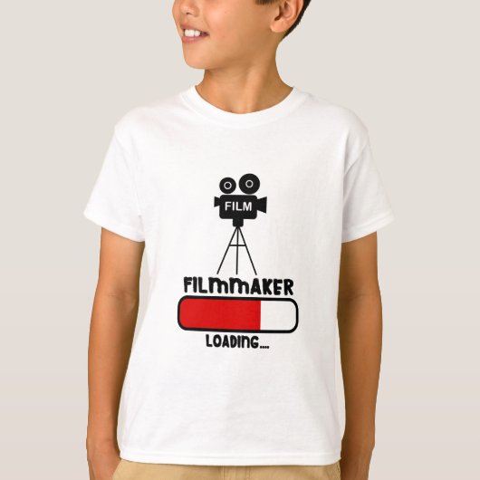 Filmmaker Cameraman is Loading Bar Funny Gift Tシャツ (正面)