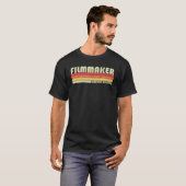 Filmmaker Funny Job Title Profession Birthday Work Tシャツ (正面フル)