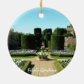 Filoliはオーナメントクリスマスの庭いじりをします セラミックオーナメント (裏面)