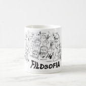 FILOSOFOS platao aristoteles euclides sócrates コーヒーマグカップ (中央)