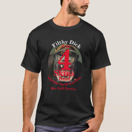 Filthy Dickと4 skinsバンド アッシュビルNC Tシャツ