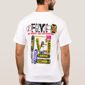 FIMI メンズ ベーシック Tシャツ (裏面)
