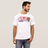 FIMI SK8 メンズ ベーシック Tシャツ (正面フル)