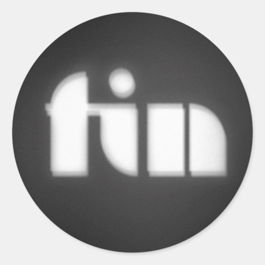 FIN上のゲーム ラウンドシール (正面)