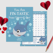 Fin-Tastic Classroom Valentine's Day Card ノートカード