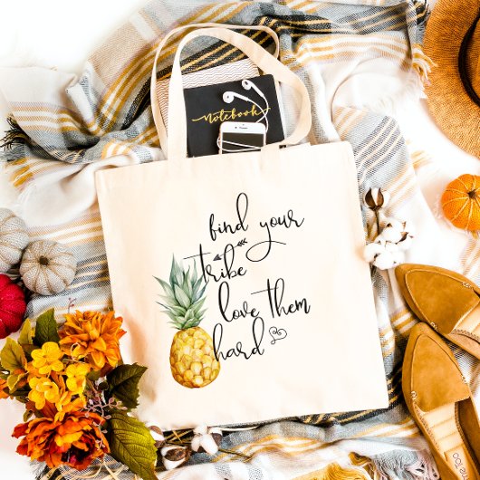 Fin Your Tribe Girl's Tripバチェロレッテ トートバッグ