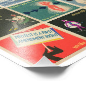 FINAL 24" x 24"投票ヴィンテージ81ミームポスター フォトプリント (角)