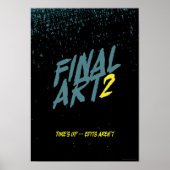Final Art 2 - Vintage movie poster parody ポスター (正面)