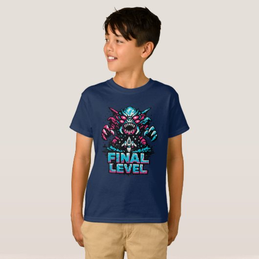 Final Boss Level Arcade Tシャツ (正面フル)