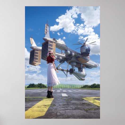 Final Fantasy VII (7) Rebirth Poster  Official Key ポスター (正面)