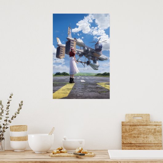 Final Fantasy VII (7) Rebirth Poster  Official Key ポスター (キッチン)