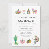 Final Fiesta Bachelorette Invitation 招待状 (正面)