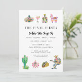Final Fiesta Bachelorette Invitation 招待状 (スタンド正面)