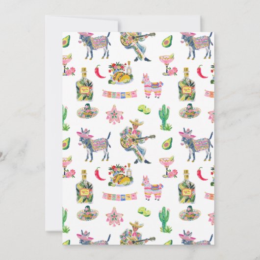 Final Fiesta Bachelorette Invitation 招待状 (裏面)