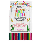 Final Fiesta Bachelorette Party Recovery Kit スモールペーパーバッグ (正面)