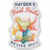 Final Fiesta Hangover Kit Mexico Margaritas シール (正面)