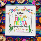 Final Fiesta Mexicana Bachelorette Party スタンダードカクテルナプキン