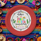 Final Fiesta Mexicana Bachelorette Party ペーパープレート
