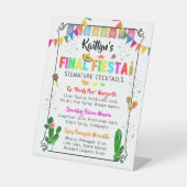 Final Fiesta Mexicana Bachelorette Party Cocktail 台座サイン (正面)