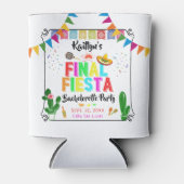 Final Fiesta Mexicana Bachelorette Party Favor 缶クーラー (正面)