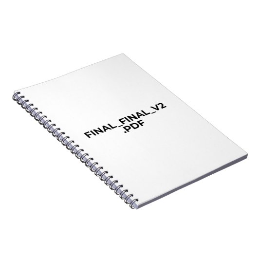 FINAL_FINAL_V2.PDF Minimalist Designer Notebook ノートブック (右側)