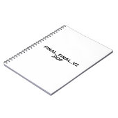 FINAL_FINAL_V2.PDF Minimalist Designer Notebook ノートブック (左側)