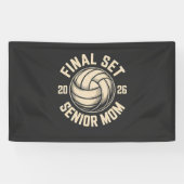Final Set Senior Mom 2026 Graduation Volleyball  横断幕 (横)